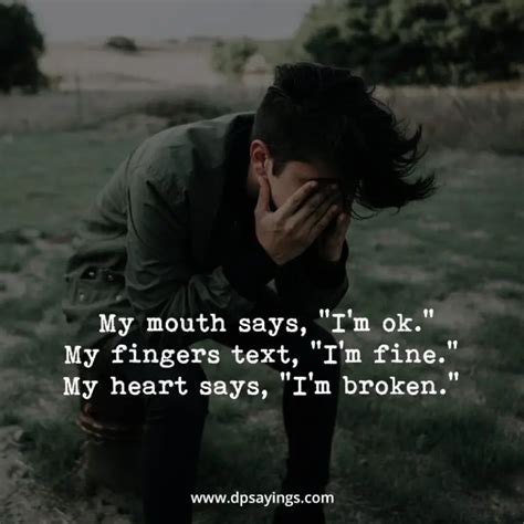 85 Emotional Broken Heart Quotes And Heartbroken Sayings - DP Sayings