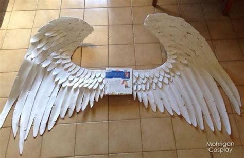 How to make angel wings out of craft foam | Cosplay wings, Cosplay diy ...