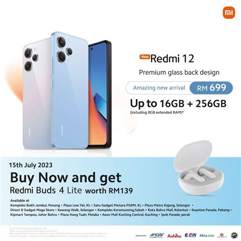 Redmi 12 Malaysia: Get free wireless earbuds with the 256GB Redmi 12 ...