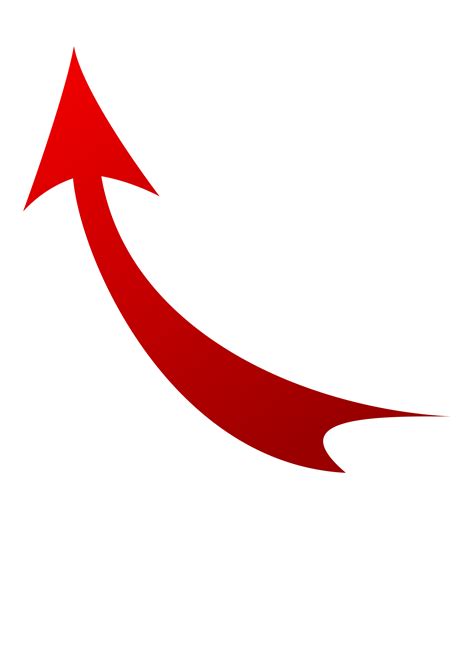 Curved Red Arrow - ClipArt Best