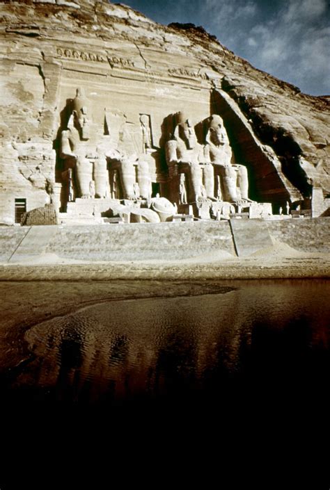 Posterazzi: Egpyt Abu Simbel Ncolossal Seated Statues Of Ramses Ii At ...