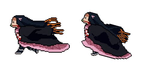 Demon Slayer Nezuko Running Pixel Animated Cursor - Sweezy