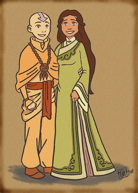 Katara and Aang - Katara and Aang: True Love Fan Art (24432797) - Fanpop