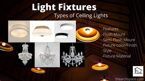 Types of Ceiling Lights - Quick Start Guide to Light Fixtures · the ...