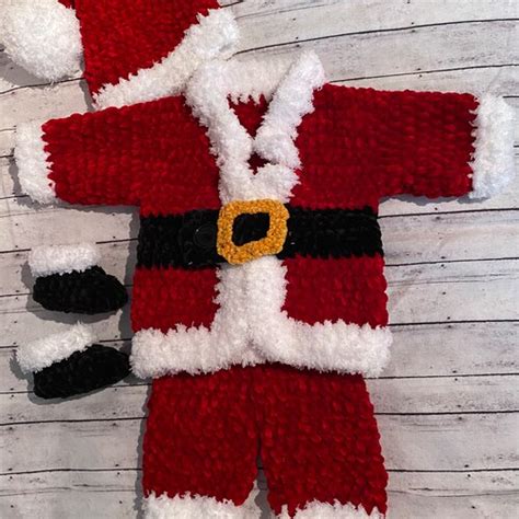 Baby Santa Outfit Baby Christmas Outfit Baby First - Etsy