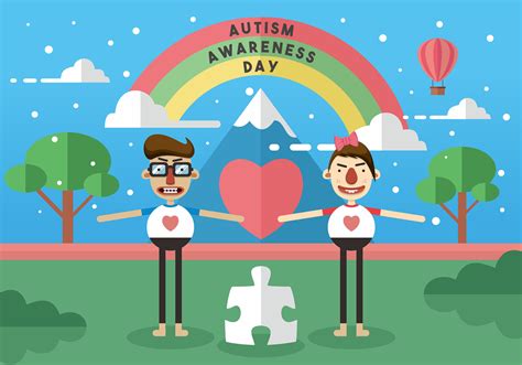 Autism Awareness Day Vector Art 157172 Vector Art at Vecteezy