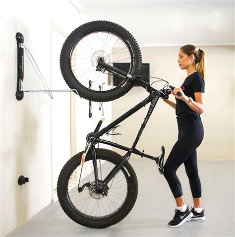 Fat Tire Bike Wall Rack | Swivel Vertical Storage Mount ...