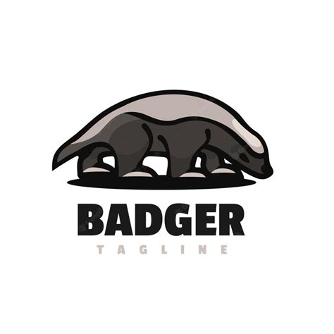 Premium Vector | Badger mascot logo