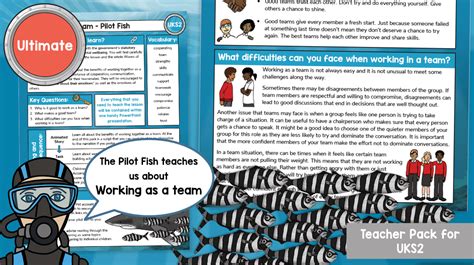 Teacher's Pet » Waves of Wellbeing - Pilot Fish - Working as a Team ...