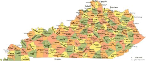 Map Of Towns In Kentucky - Zip Code Map