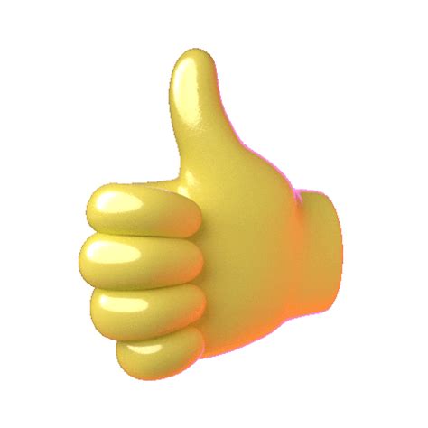 Animated Emoji Thumbs Up Sticker by Emoji for iOS & Android | GIPHY