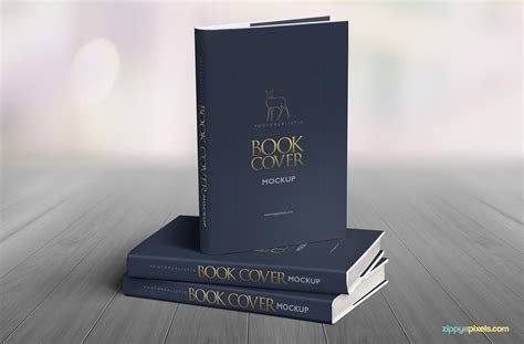 14 Realistic Hardcover Book Mockups| ZippyPixels