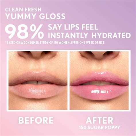 Buy Covergirl Clean Fresh Yummy Gloss #150 Sugar Poppy Online at ...