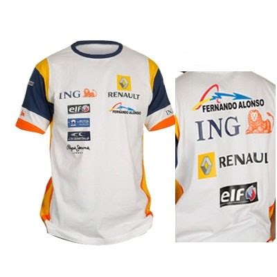 Fernando Alonso ING Renault F1 Team Sponsor T-Shirt