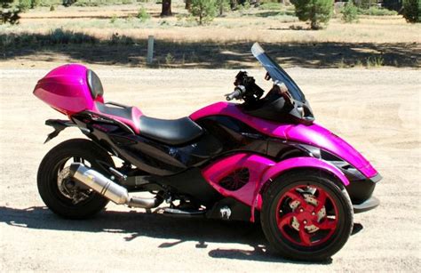 Buy Custom 2009 Can Am Spyder RS Pink on 2040-motos