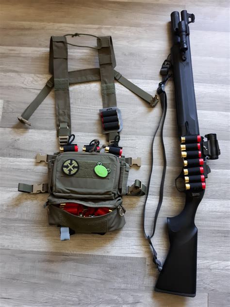 Shotgun Chest Rig Set-Up : r/tacticalgear