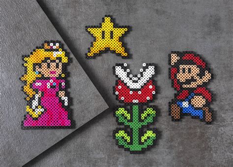 Mario Super Mario RPG Perler Bead Sprite Magnet Super Nintendo | lupon ...