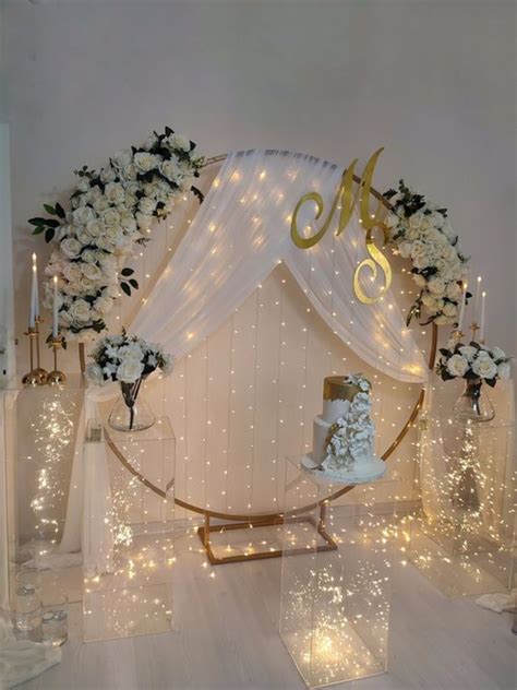 50+ Stunning Wedding Backdrop Design Ideas That Are Truly Enchanting ...