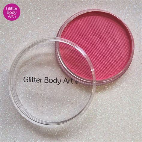 Glitter Body Art Pink Face Paint - Temporary Tattoo Store