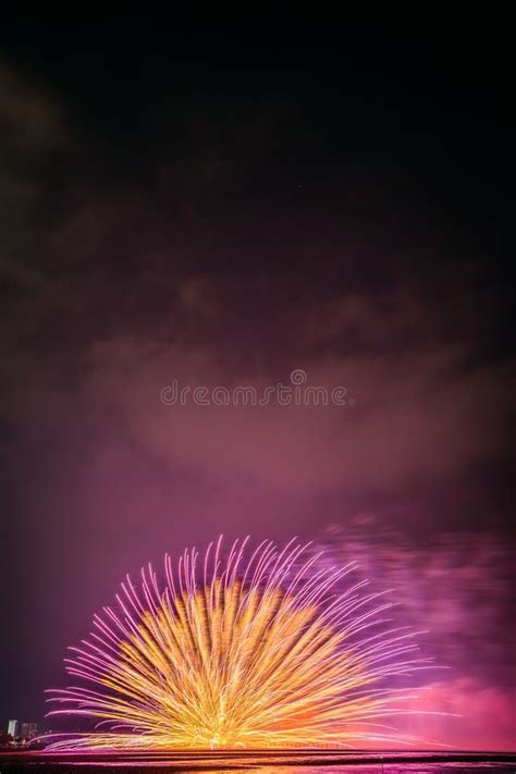 Lake Suwa Fireworks Display 2023 Stock Image - Image of japan39aph39s ...