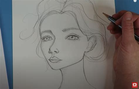 EASY Pencil Shading Techniques on a Whimsical 3/4 Face!! - KAREN ...