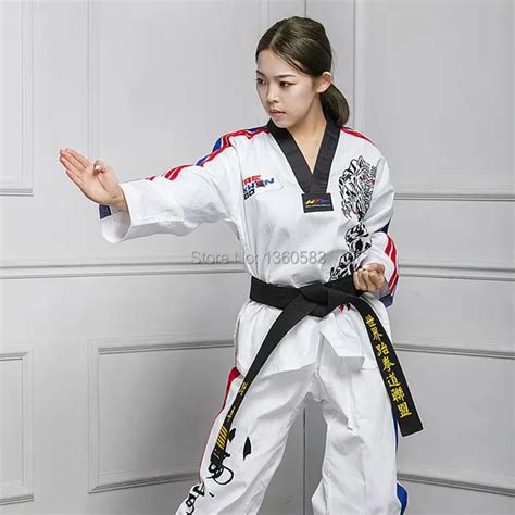 Aliexpress.com : Buy High quality cotton bamboo Taekwondo uniform adult ...