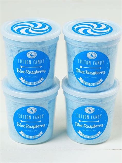 Fun Size Blue Raspberry Cotton Candy -My Gourmet Cotton Candy