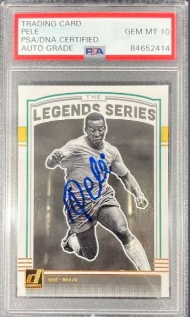 Collectable Card Signed By Pelé - CharityStars