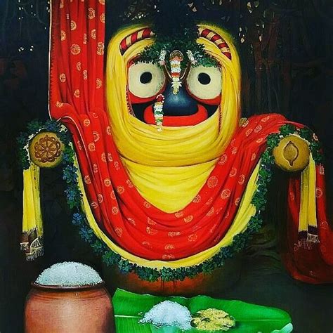 Lord Jagannath with his mahaprasad : r/hinduism