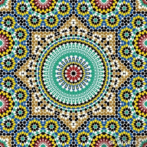 Wall Mural Akram Morocco Pattern Five - PIXERS.US | Morocco pattern ...