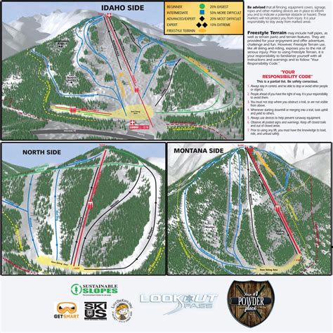 Trail Map Lookout Pass Ski & Recreation Area