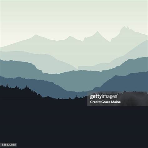 Mountain Outline Vector Photos and Premium High Res Pictures - Getty Images