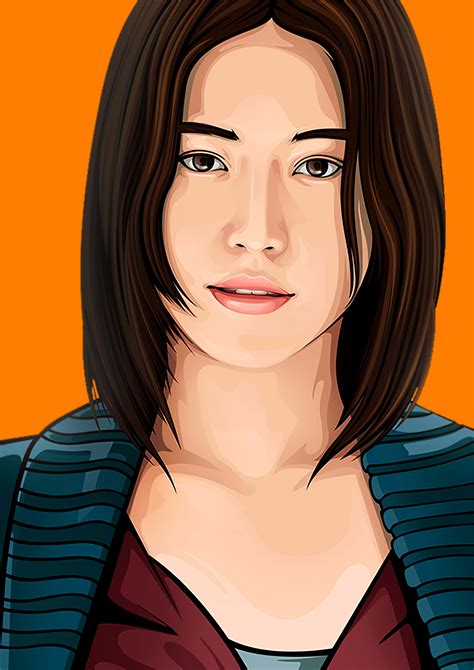 20 Beautiful Vexel Art Portraits - Vector Portrait illustrations