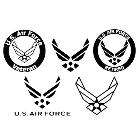 US Air Force Logo Svg Bundleusa Forcesunited States Air - Etsy