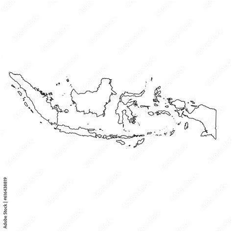 Indonesian map, peta negara indonesia country Stock Illustration ...