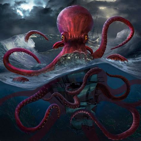 Kraken by ConceptArtDesign | Kraken art, Mystical creatures drawings ...