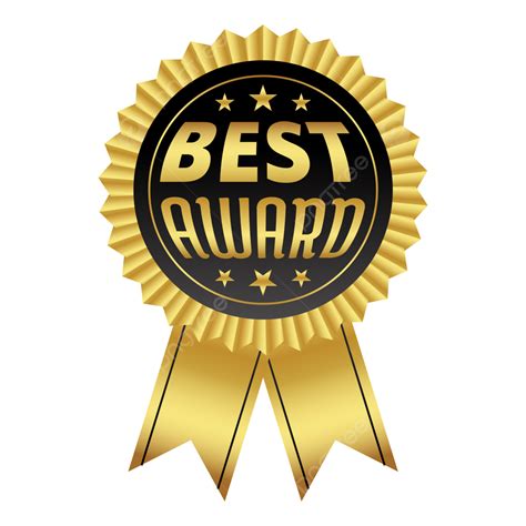 Award Premium Vector PNG Images, Golden Best Award Premium Badge Logo ...