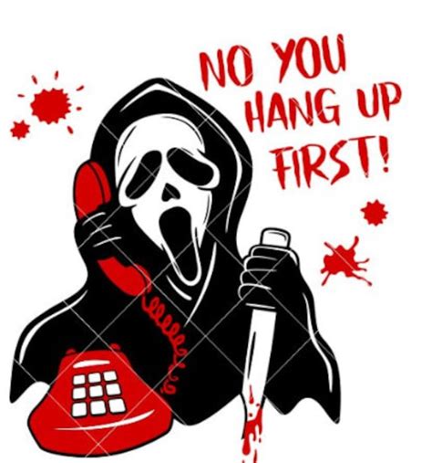 Scream Svg Horror Movies Svg Halloween Svg No You Hang up - Etsy Finland