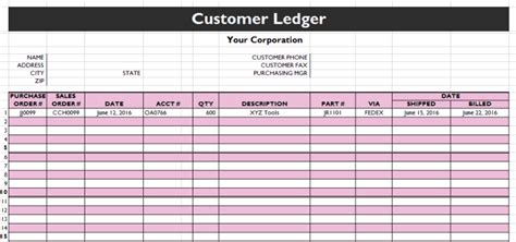 12+ Excel General Ledger Templates - Excel Templates