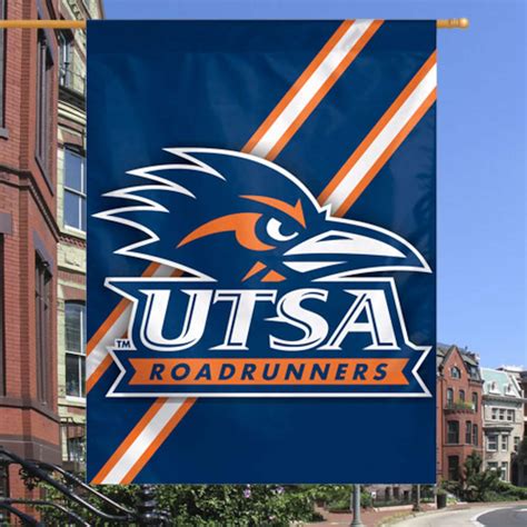 UTSA Roadrunners 27'' x 37'' Vertical Banner One-Sided Flag - Navy Blue