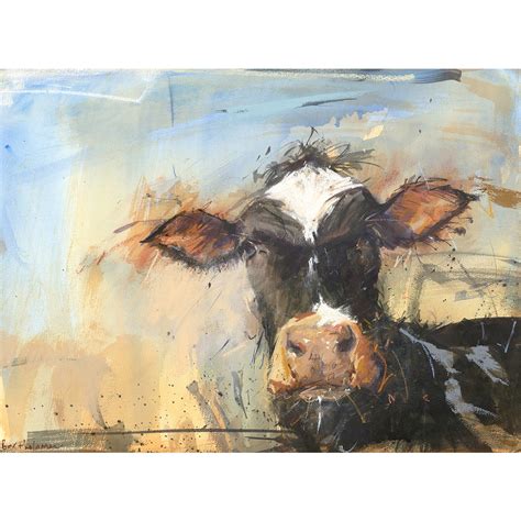 Friesian cow - paper | James Bartholomew | Mill House Gallery