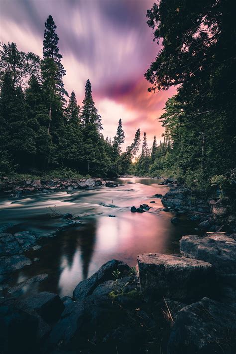 Interesting Photo of the Day: River Sunset with ND Filter