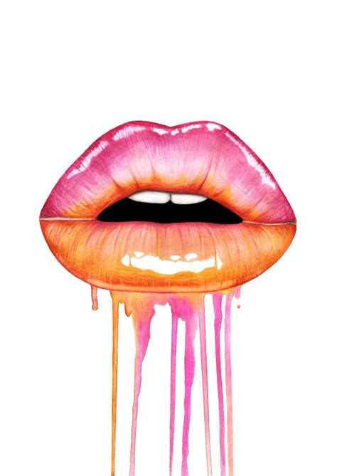 My Art - Illustrations - Drawings - Paintings | Lips painting, Pop art ...