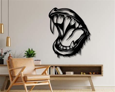 Monster Mouth Dxf , Svg , Png , Files , Monster , Mouth , Teeth , Blood ...