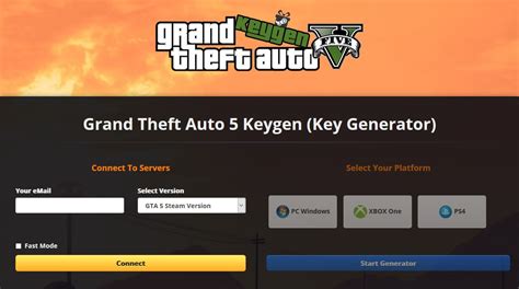 Generate Free GTA 5 CD Key With Key Generator - Free Keygens for Games ...