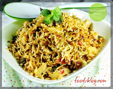 Hyderabadi Dum Veg Biryani recipe (वेज हैदराबादी बीरयानी) - Foodi Blog