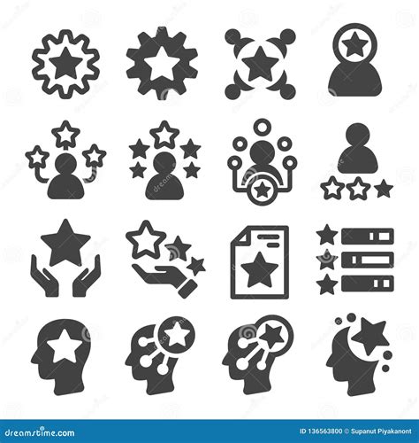 Skill icon stock vector. Illustration of management - 136563800