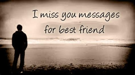 I Miss you Messages for Best Friend