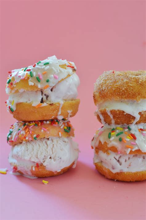 make a donut ice cream sandwich over at babiekins | CAKIES