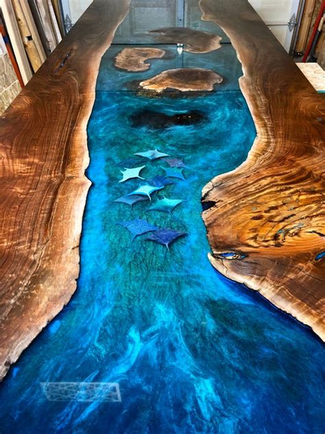 10ft Epoxy Resin Ocean Table epoxy Resin River Table - Etsy